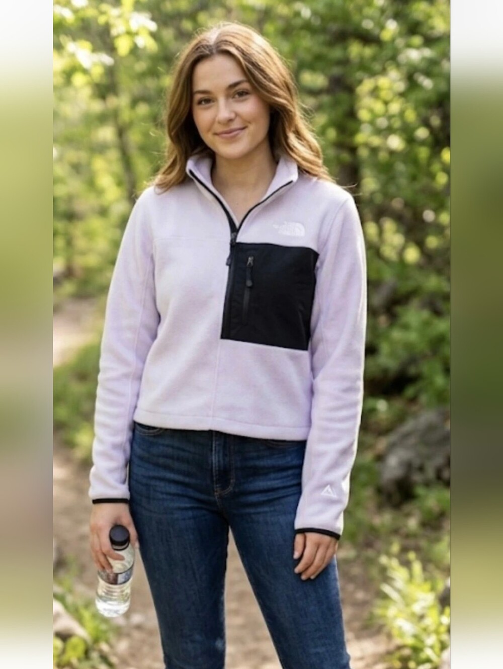 NWT The North Face Denali Lavender Fog Women's Jacket Size S.